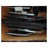 18 Mixed Monitors All Powered On Screens Good Mixed Lot LG Dell HP and more