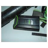 Greenworks Cordless Backpack Blower with 80 Volt 4,0 Ah Battery Powers on