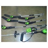 Mixed Lot Store Returns Greenworks 80 Volt Pole Saws