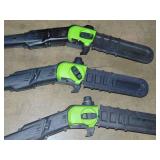 Mixed Lot Store Returns Greenworks 80 Volt Pole Saws