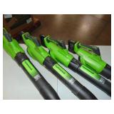 4 Store Returns 48 volt Greenworks Blower