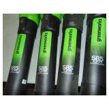 4 Store Returns 48 volt Greenworks Blower