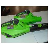 2 Store Returns 24 volt Greenworks Blower