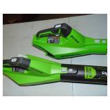2 Store Returns 24 volt Greenworks Blower