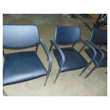 Three Side Chairs Stackable