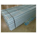 42 Piece Lot of Track Gravity Flow Roller Lane - 92"x12"x2"