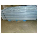42 Piece Lot of Track Gravity Flow Roller Lane - 92"x12"x2"