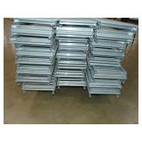42 Piece Lot of Track Gravity Flow Roller Lane - 92"x12"x2"