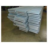 42 Piece Lot of Track Gravity Flow Roller Lane - 92"x12"x2"