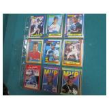 Double Sided Page of Baseball Card Mixed Lot