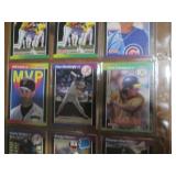 Double Sided Page of Baseball Card Mixed Lot
