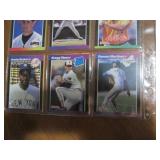Double Sided Page of Baseball Card Mixed Lot