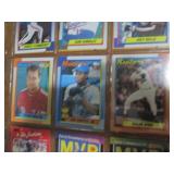 Double Sided Page of Baseball Card Mixed Lot
