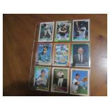 Double Sided Page of Mixed Baseball Card Lot - Donruss, Topps, Fleer & Upper Deck
