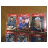 Double Sided Page of Mixed Baseball Card Lot - Donruss, Topps, Fleer & Upper Deck