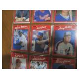 Double Sided Page of Mixed Baseball Card Lot - Donruss, Topps, Fleer & Upper Deck
