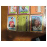 Double Sided Page of Assorted MLB Baseball Cards