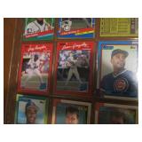 Double Sided Page of Assorted MLB Baseball Cards