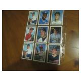 Double Sided Page of Bowman Baseball Card Assortment
