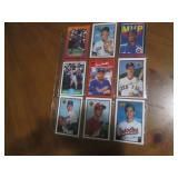 Double Sided Page of Bowman Baseball Card Assortment