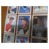Double Sided Page of Bowman Baseball Card Assortment