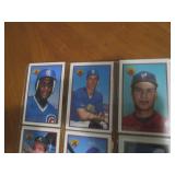 Double Sided Page of Baseball Card Assortment