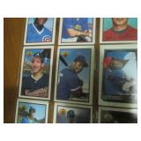 Double Sided Page of Baseball Card Assortment