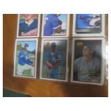 Double Sided Page of Baseball Card Assortment