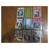 Double Sided Page of Assorted MLB Baseball Cards