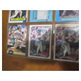 Double Sided Page of Assorted MLB Baseball Cards