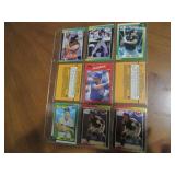 Double Sided Page of Baseball cards