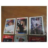 Double Sided Page of Vintage Baseball Card Lot in Binder Page