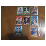 Double Sided Page of Vintage Baseball Card Mixed Lot