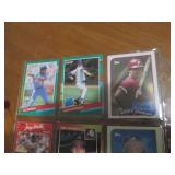 Double Sided Page of Vintage Baseball Card Mixed Lot