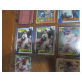 Double Sided Page of Vintage Baseball Card Mixed Lot