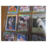 Double Sided Page of Vintage Baseball Card Lot