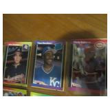 Double Sided Page of Vintage Baseball Card Lot