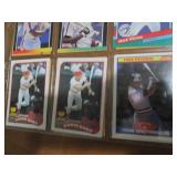 Double Sided Page of Vintage Baseball Card Lot