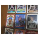 Double Sided Page of Baseball Card Assortment