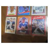 Double Sided Page of Baseball Card Assortment