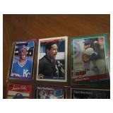 Double Sided Page of Baseball Trading Card Assortment in Pocket Page