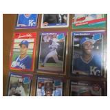 Double Sided Page of Baseball Trading Card Assortment in Pocket Page