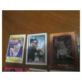 Double Sided page of sports cards featuring Wade Boggs, Roger Clemons, Will Clark, Mark Grace, Larry Johnson and more!!