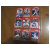 Double Sided Page of Mixed Baseball Card Lot in Page
