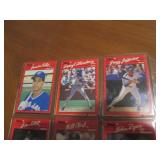 Double Sided Page of Mixed Baseball Card Lot in Page