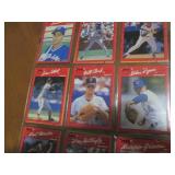 Double Sided Page of Mixed Baseball Card Lot in Page
