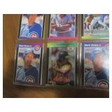 Double Sided Page of Sleeve of sports cards featuring Mark McGuire, Jose Canseco, Mark Grace, Bo Jackson, Roger Clemons and More Players