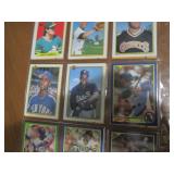 Double Sided Page of Baseball Stars Card Lot