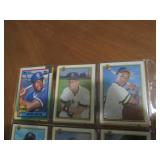 Double Sided Page of Baseball Card Lot