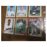 Double Sided Page of Baseball Card Lot